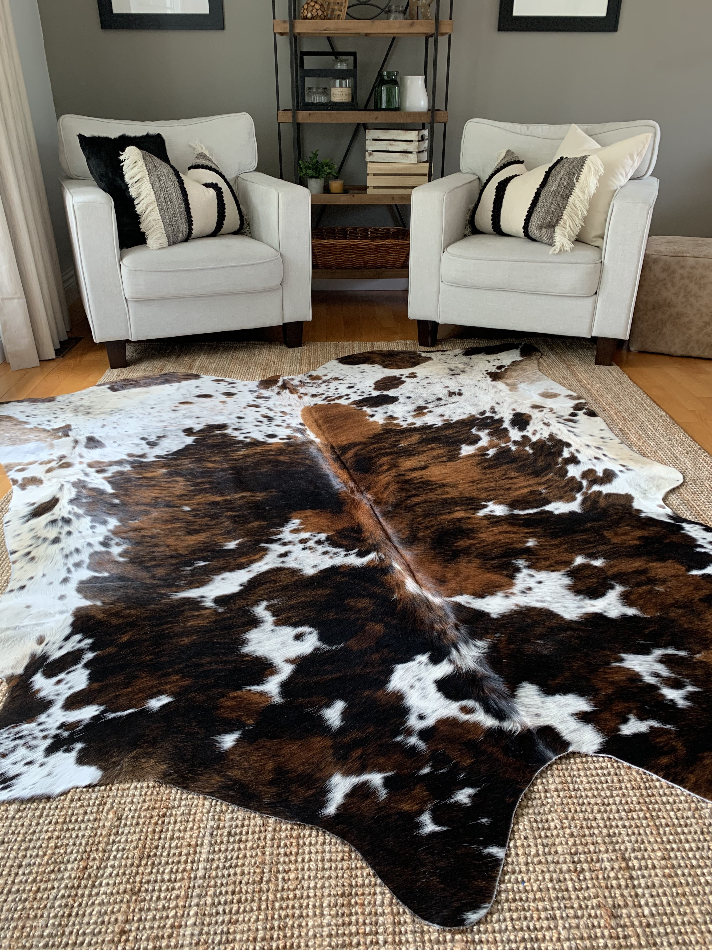 Gracie Oaks Tricolor Medium Cowhide Rug & Reviews | Wayfair
